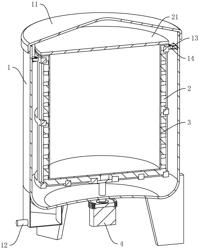 Environment-friendly quartz sand purification process