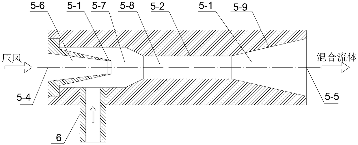 Prevention and control device for air leakage of underground goaf