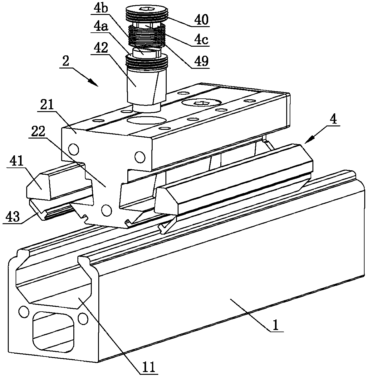 Multidirectional opening type sliding rail structure