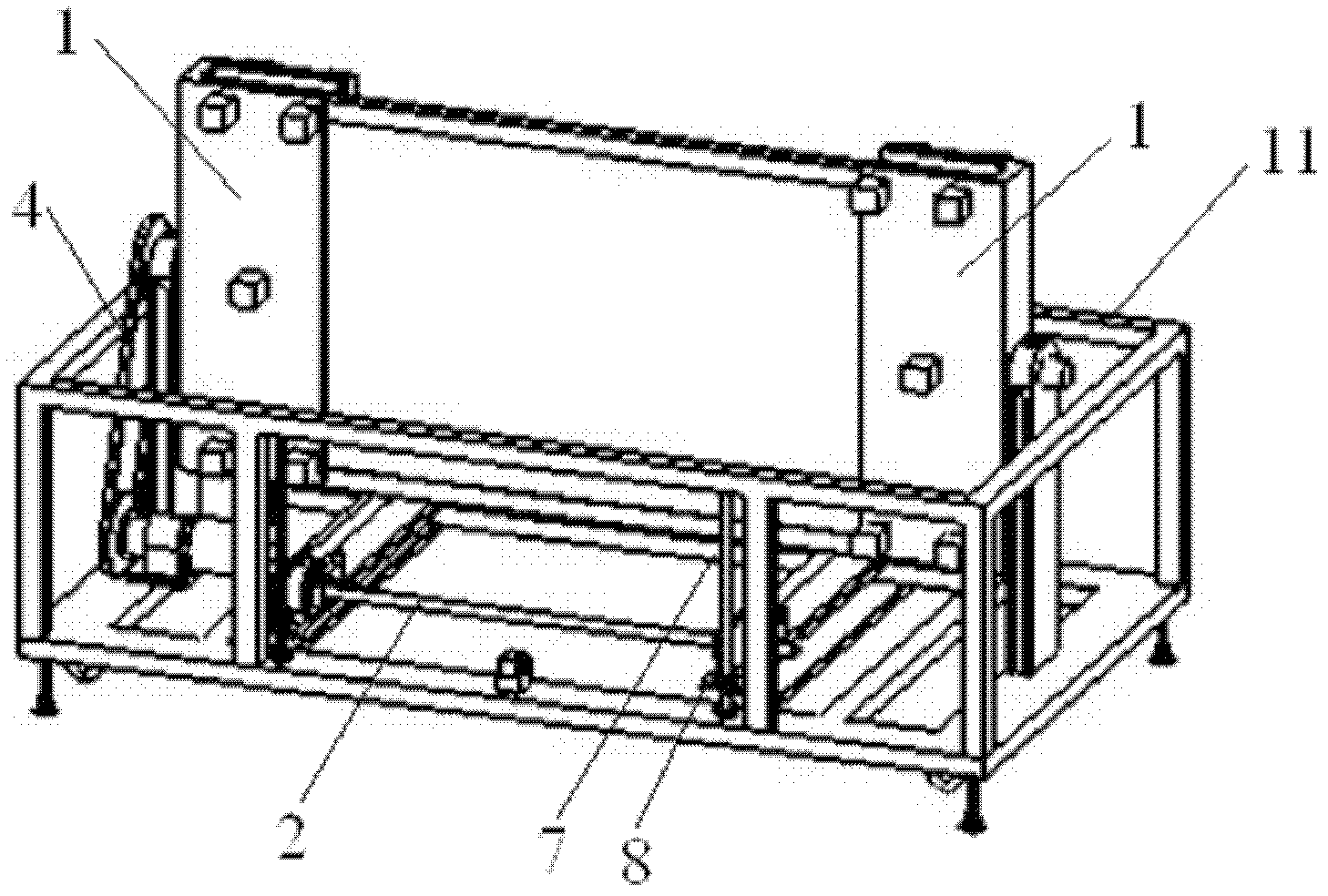 Turnover device of solar battery assembly