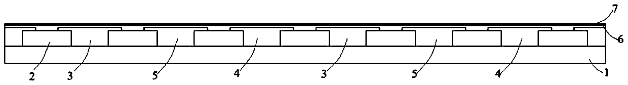 Color film substrate, preparation method of color film substrate and application of color film substrate in liquid crystal display