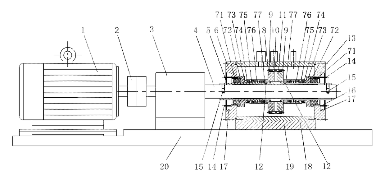 Device for testing mechanical seal performance