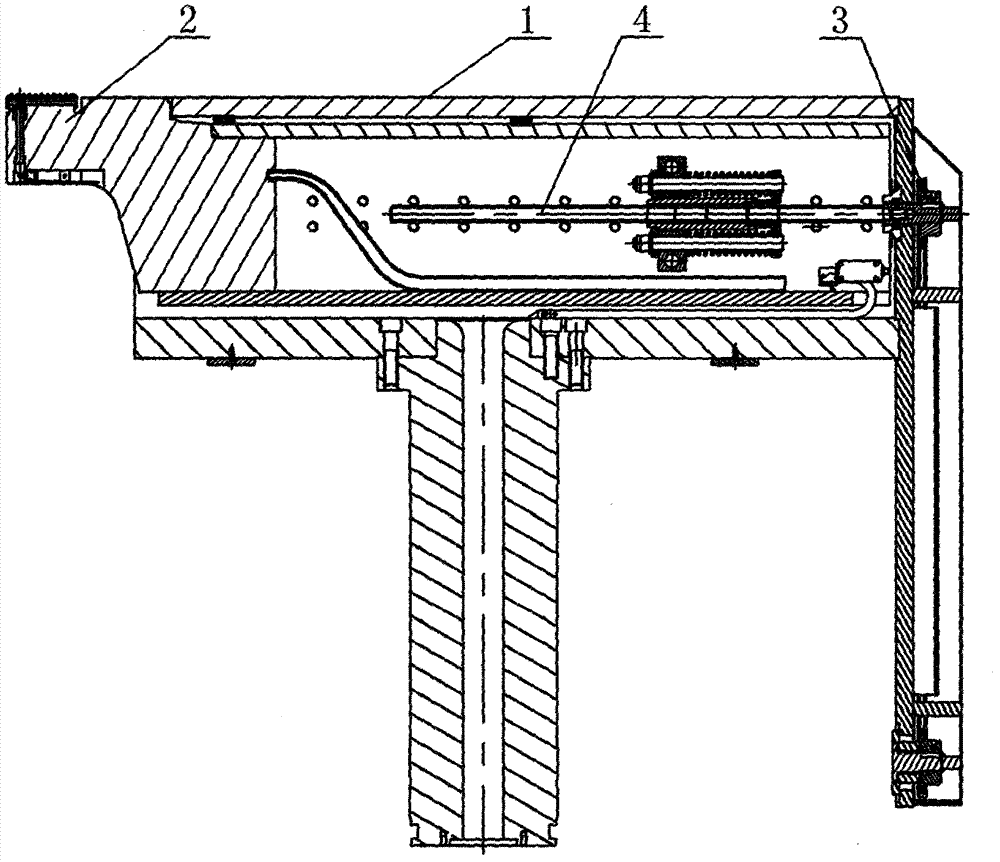 Load transverse adjusting mechanism for bilateral half-spring type holding head