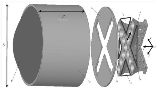 A lens antenna based on 3D printing technology