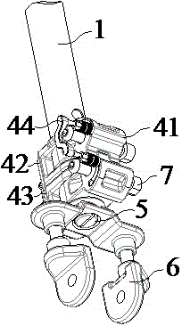 Scooter with folding and steering direction rod