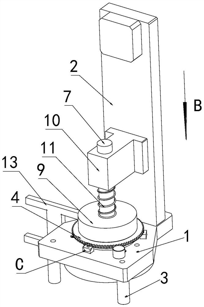A tooth chamfering inspection tool for a ring gear