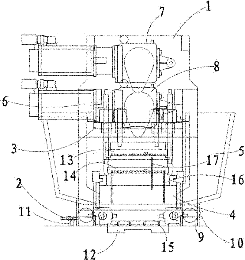 Starch mold-based jelly drop casting device