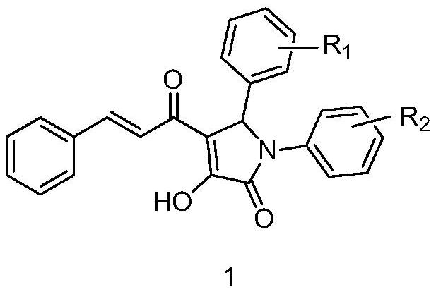 Application of 4-cinnamyl-3-hydroxyl pyrrolidone compound in preparation of medicine for treating diabetes mellitus