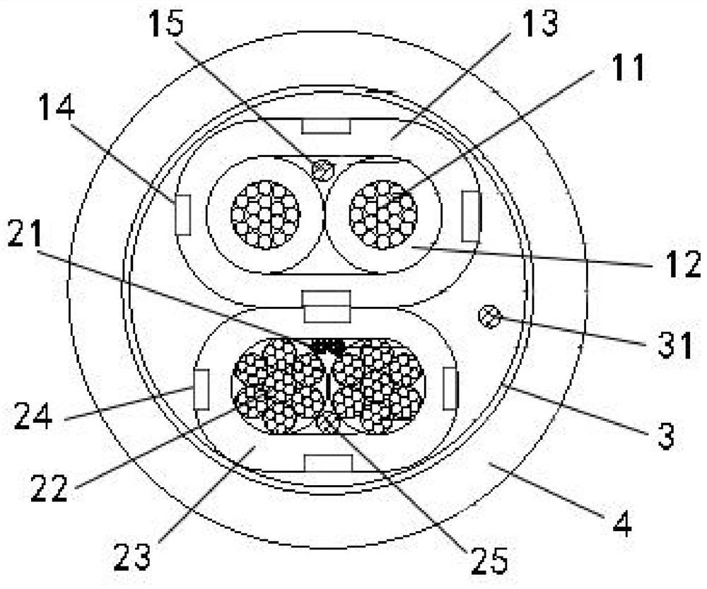 Manufacturing method of double-core composite sound equipment cable
