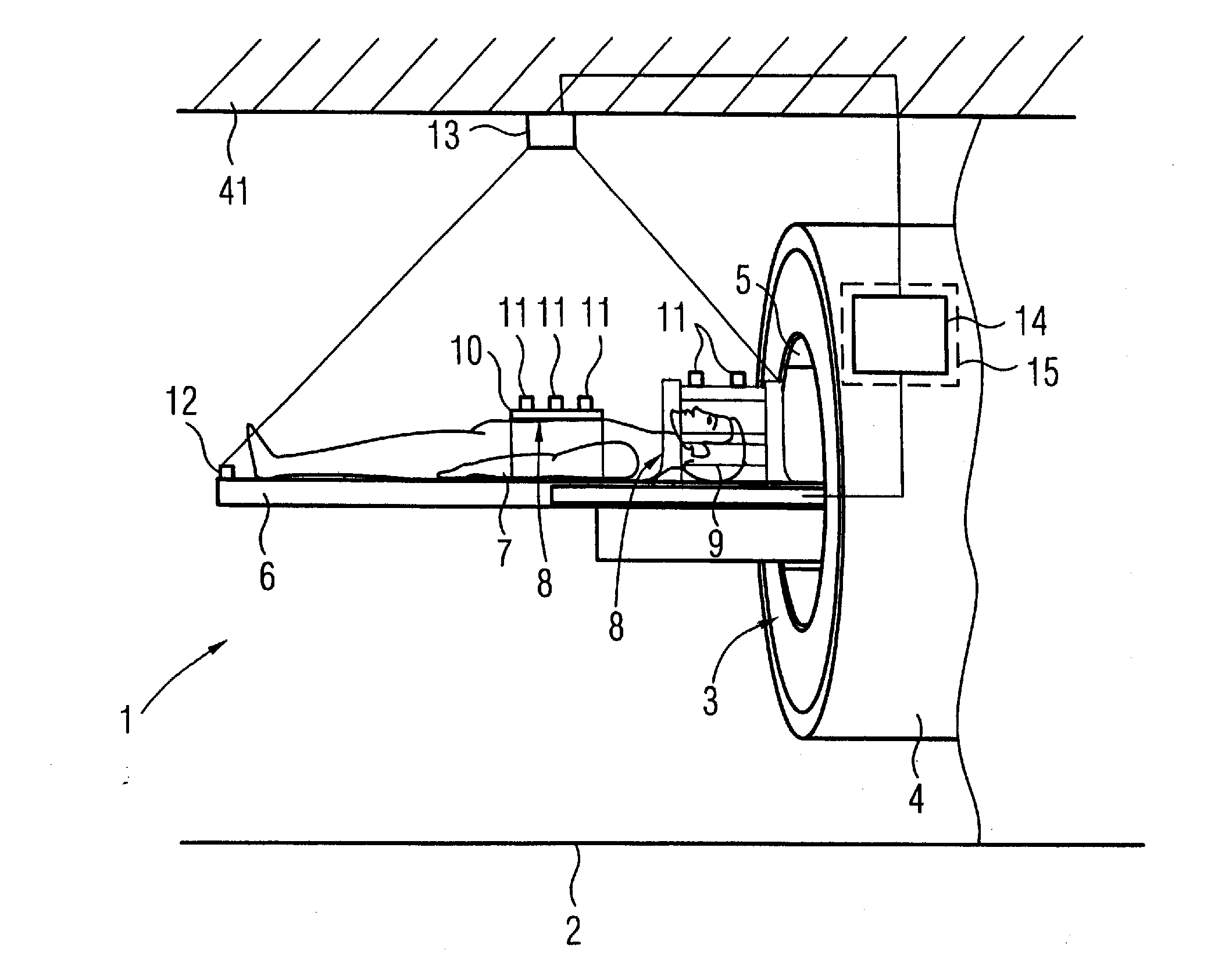 Method and device for determining a position of a local coil in a magnetic resonance apparatus