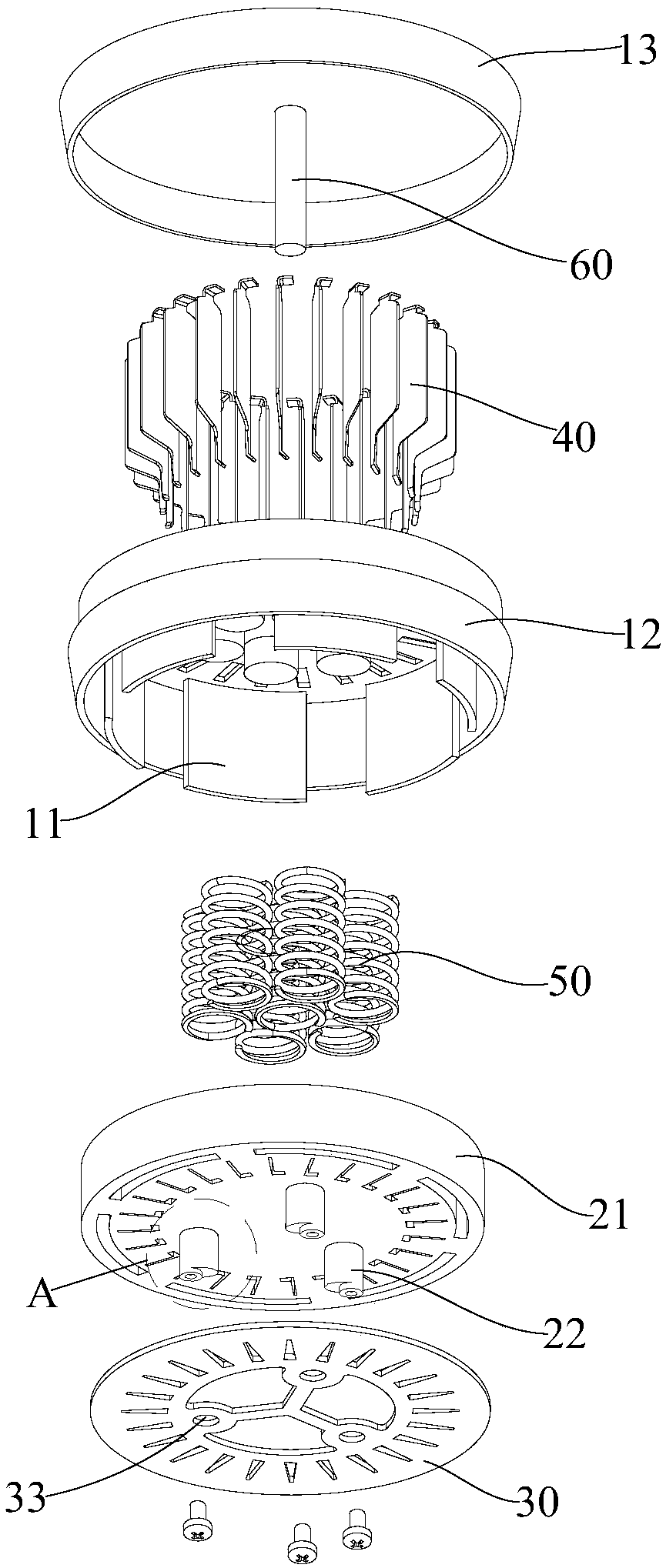 Anti-blocking filtering device