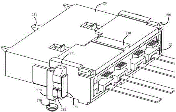 A stacked connector, connector and connector group