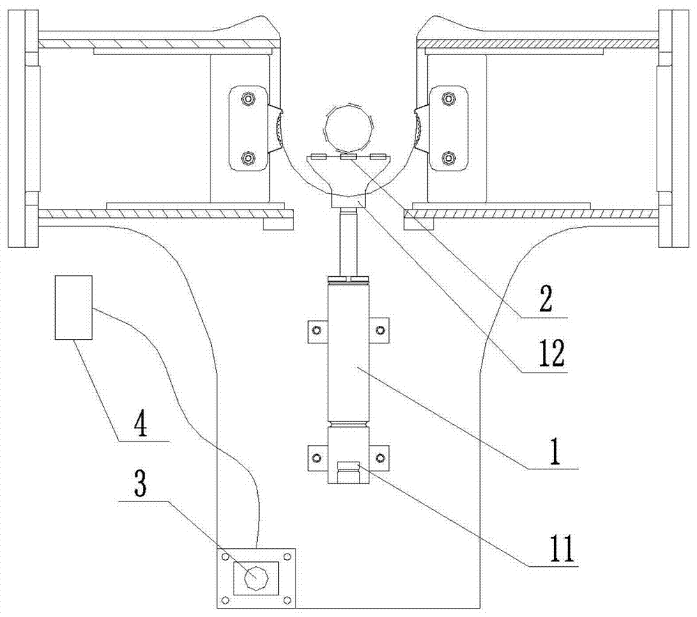 Iron driller automatic centering method