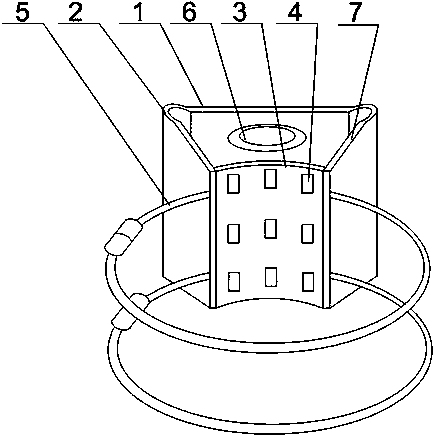 Monitoring equipment fixing device with vibration reducing function