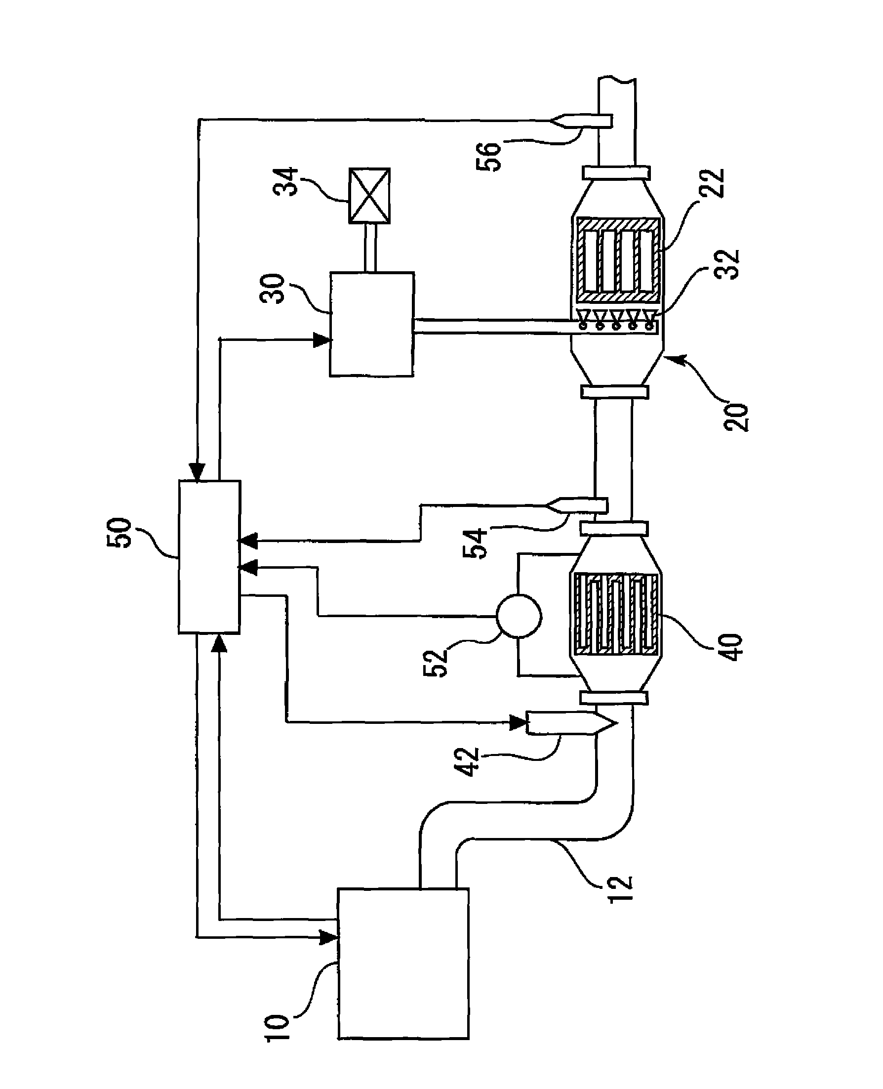 Apparatus for purifying exhaust gas of internal combustion engine