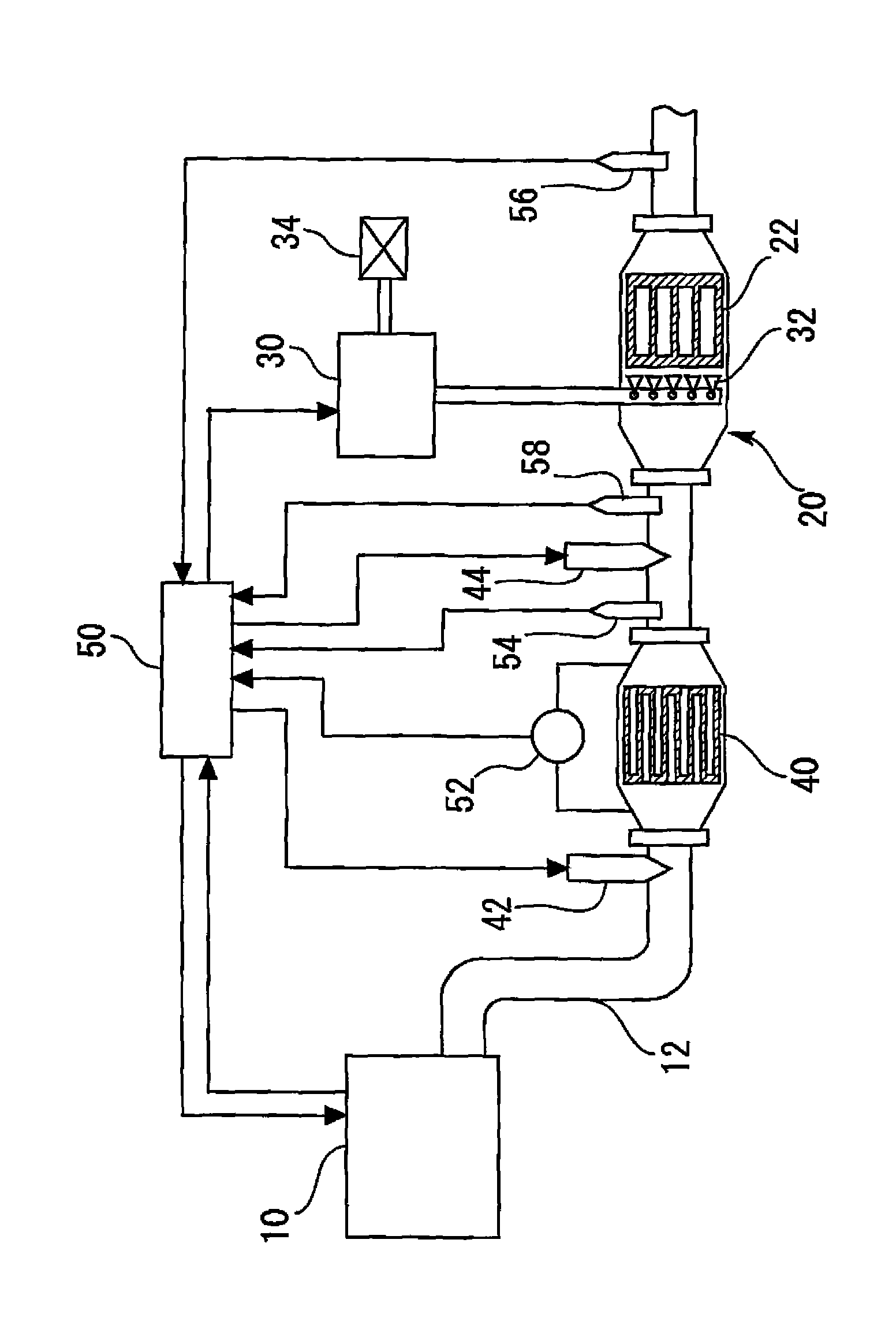 Apparatus for purifying exhaust gas of internal combustion engine