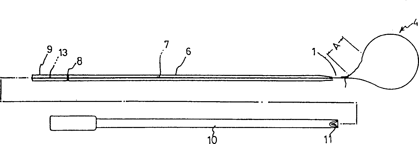 Suture silk device for easy ligature for operation