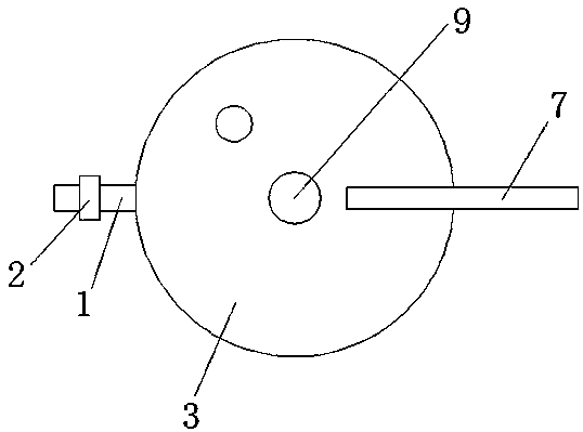 Circular homogenizing device for lubricating grease raw materials