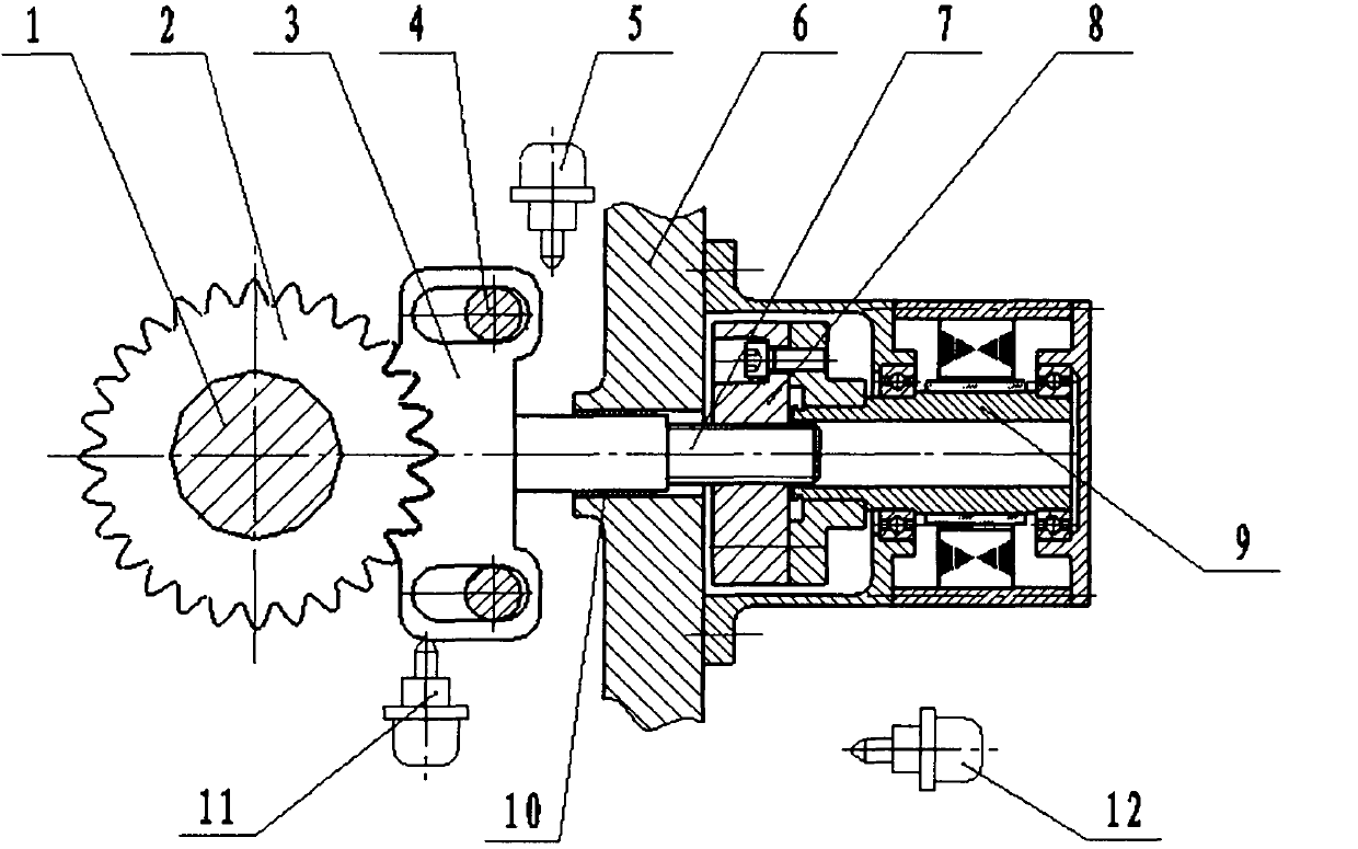 Electronic control P step mechanism for electric vehicle