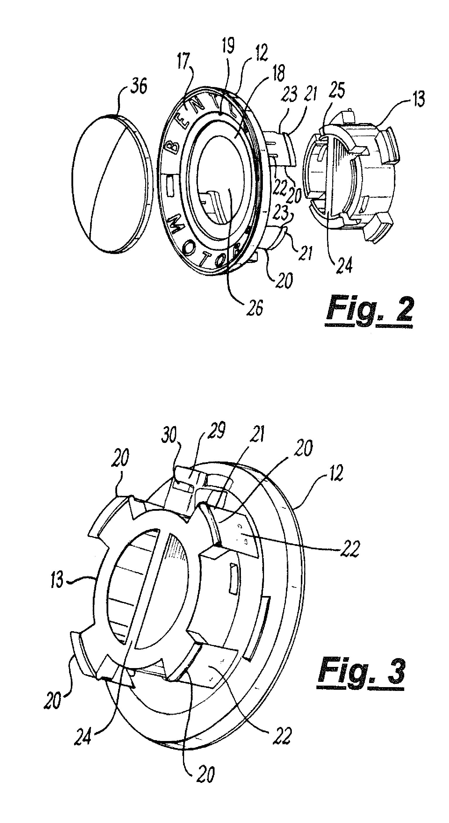 Assembly for vehicle