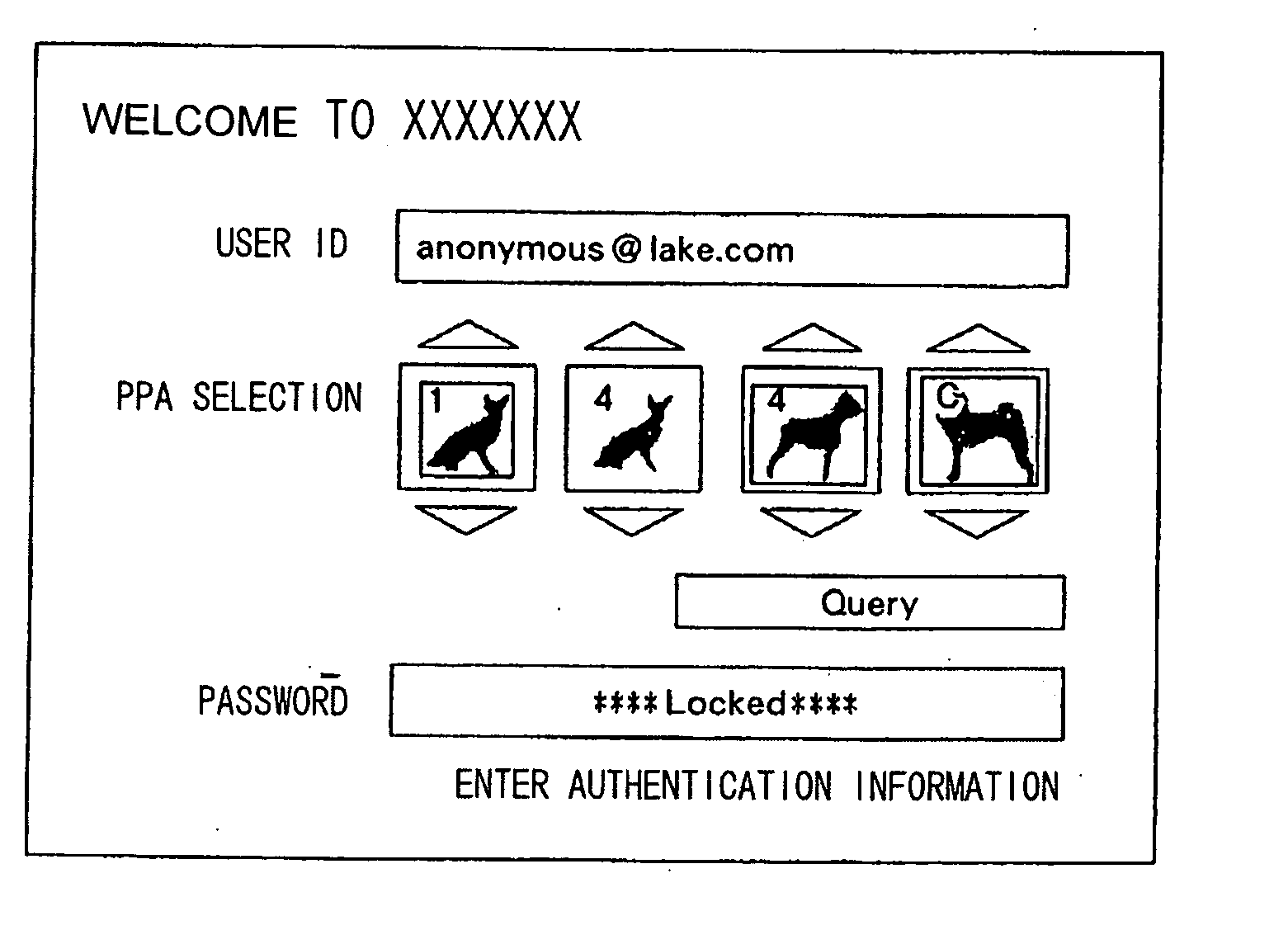 Image array authentication system