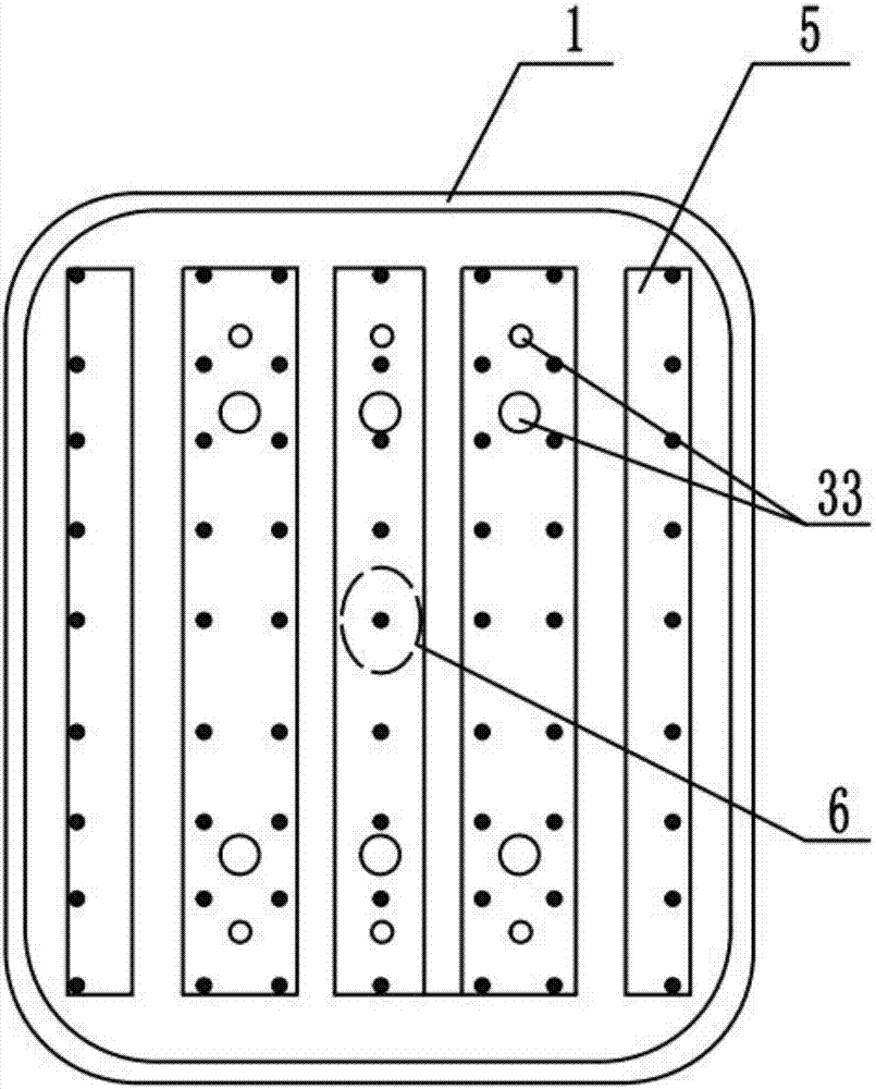 Vacuum decompression drying device