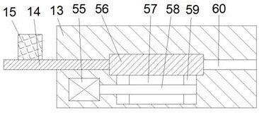 Tree bark spraying machine capable of adapting to different tree diameters