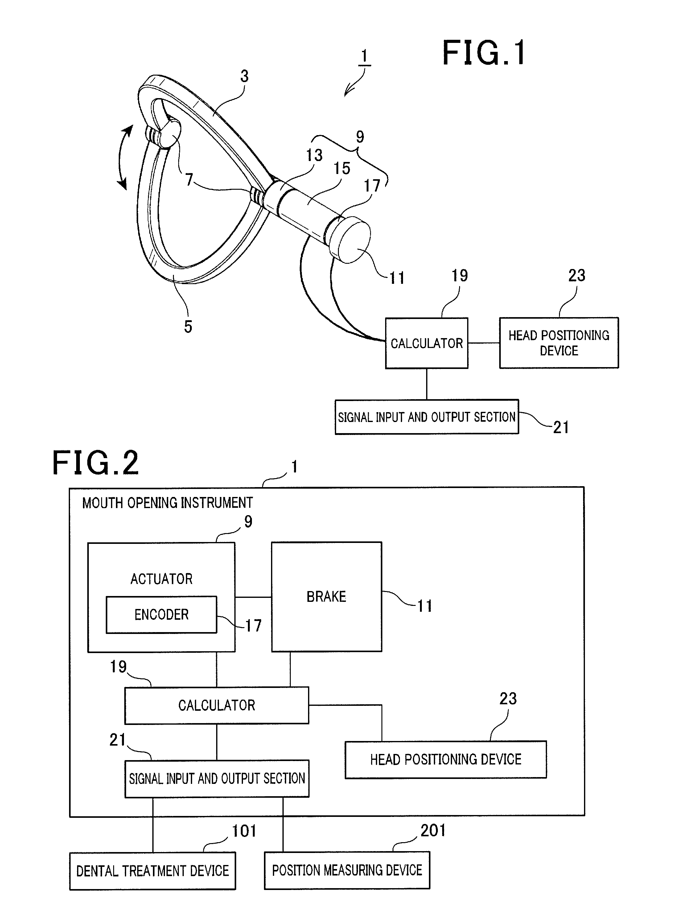 Mouth opening instrument and method