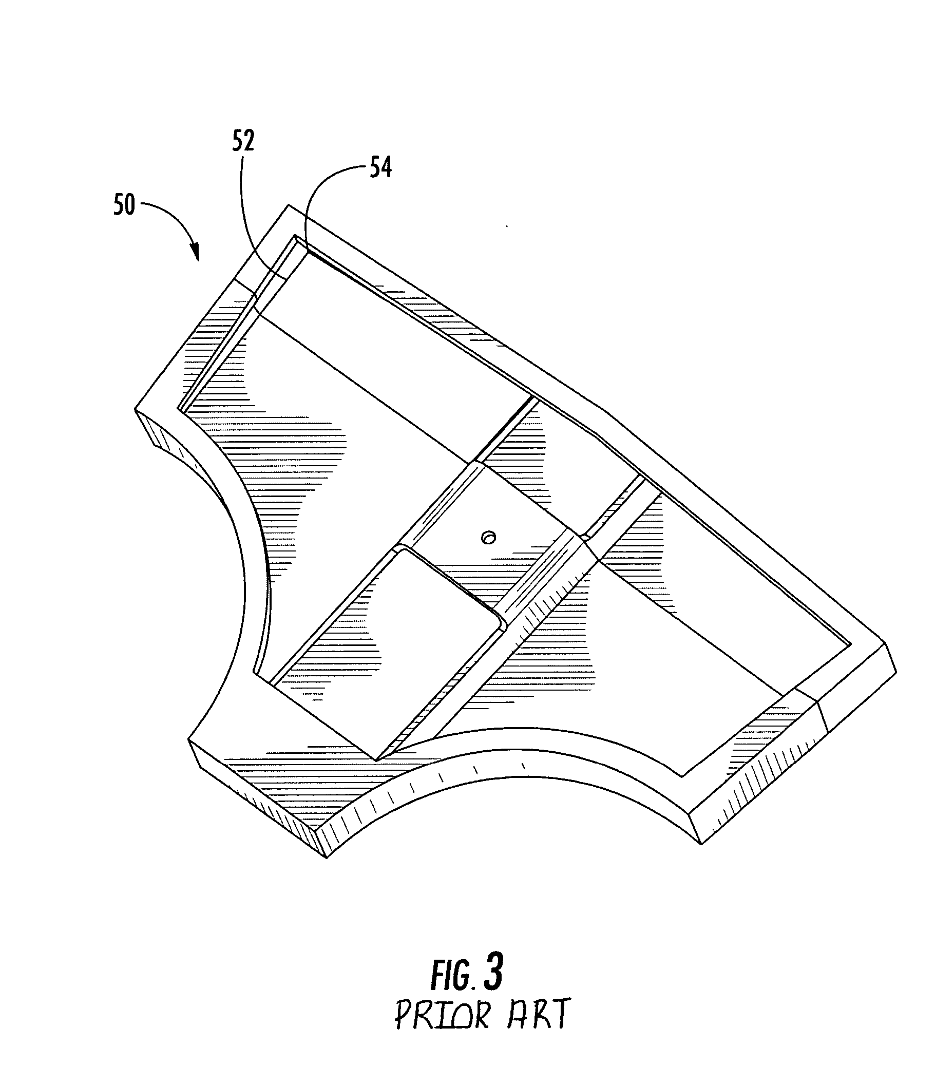 Turbine component with enhanced stagnation prevention and corner heat distribution