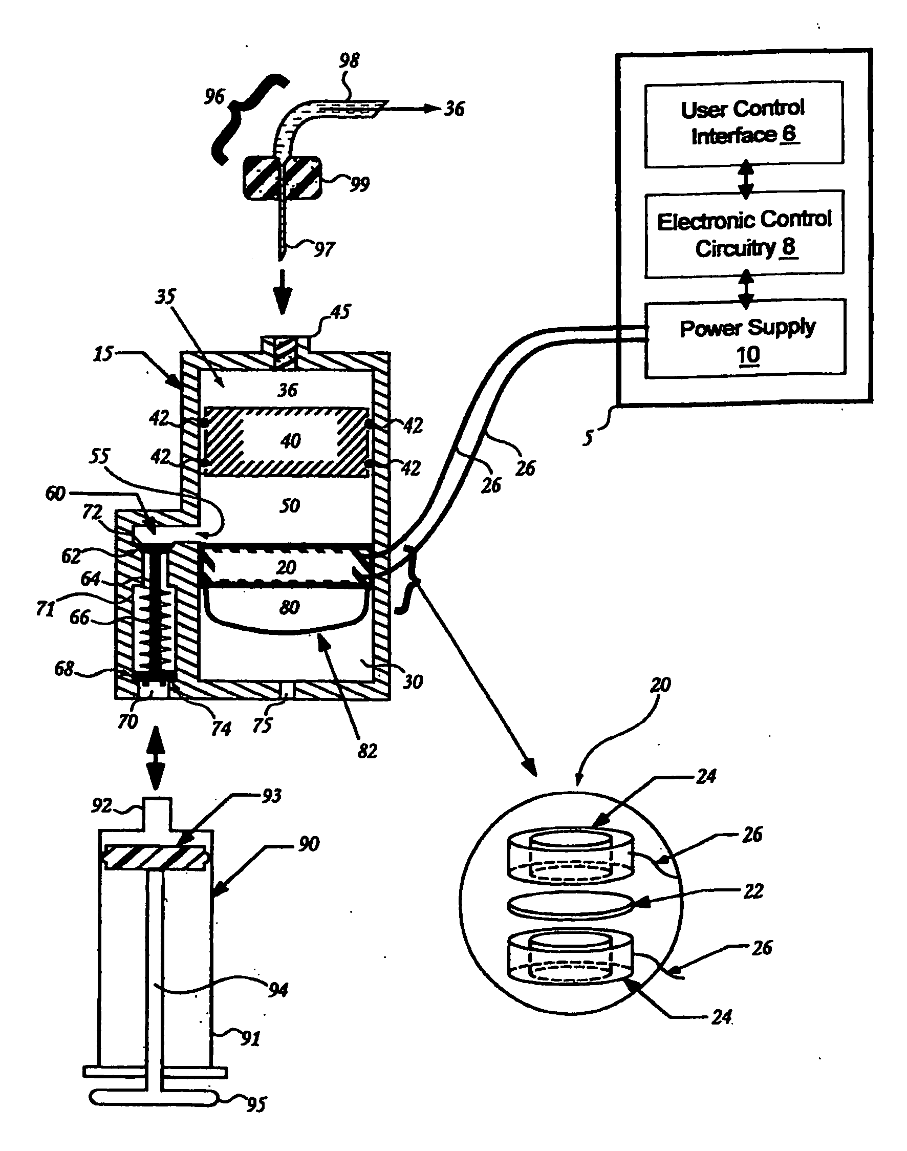 Electrokinetic pump designs and drug delivery systems