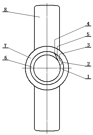 Perforating machine capable of quickly perforating coconut hole