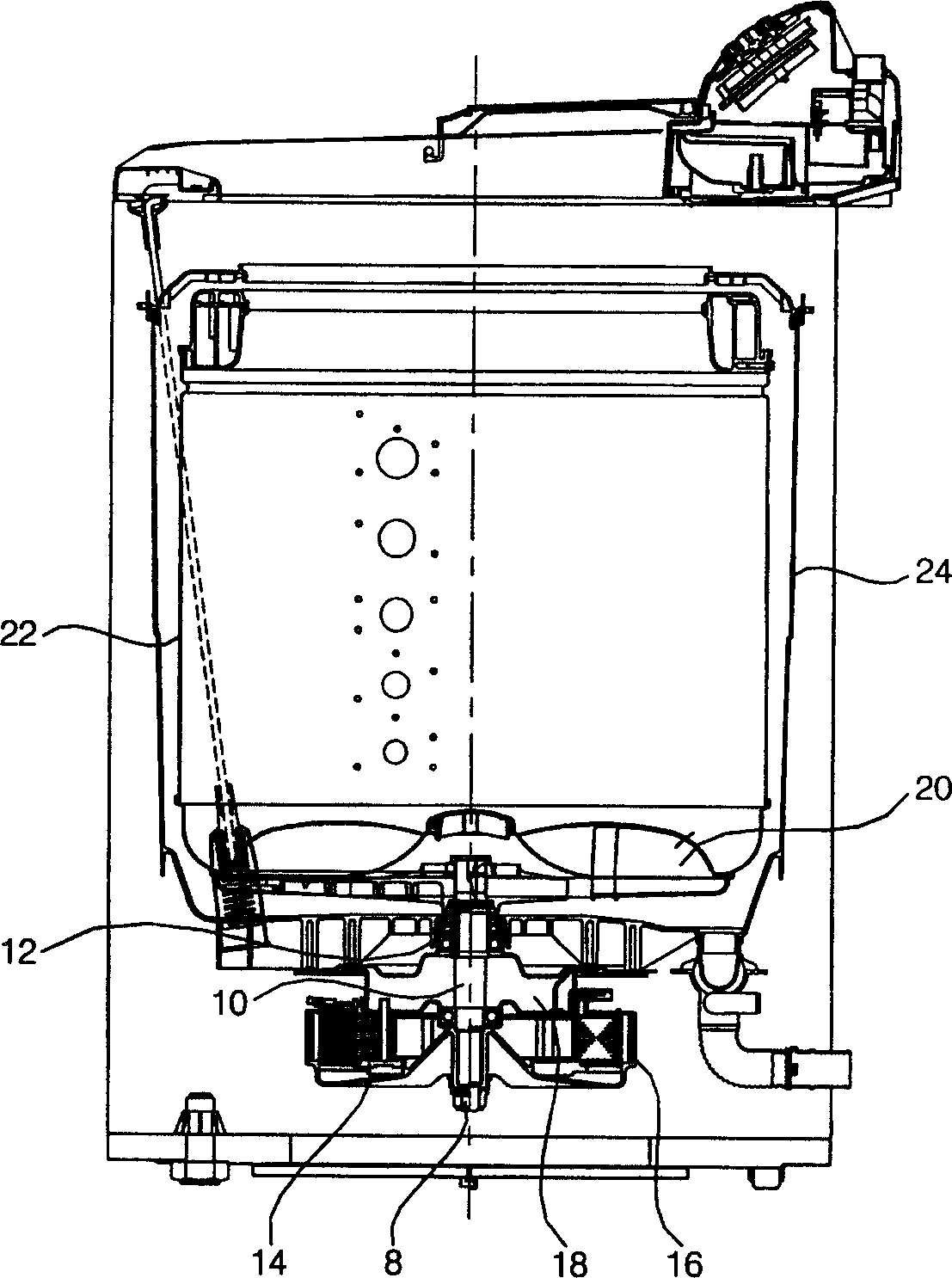 External rotor type dynamo of washing machine