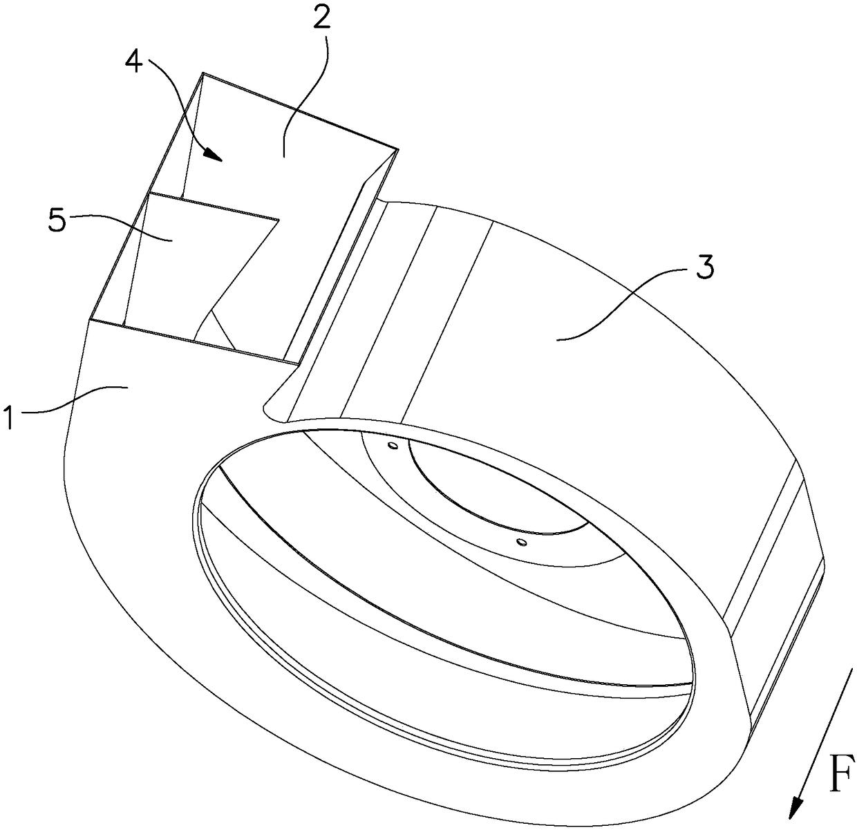 Volute of centrifugal fan