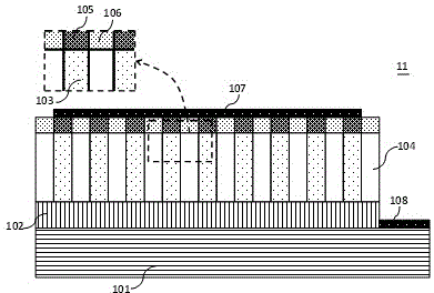 GeSn infrared detector with strain source