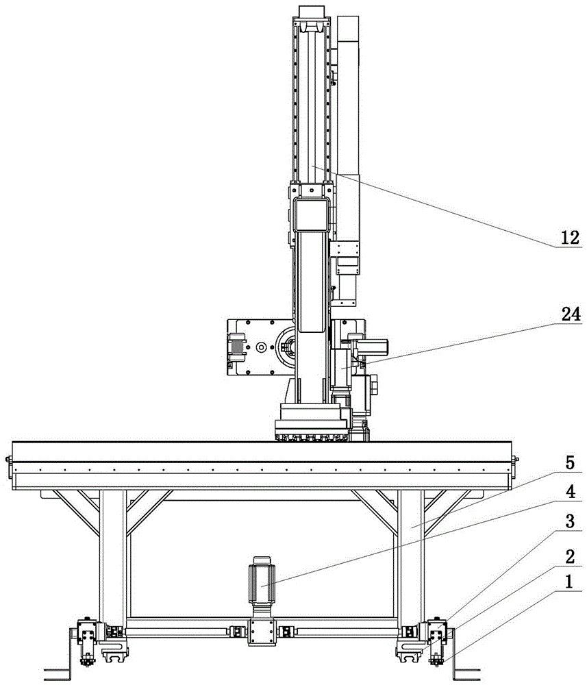 A cylinder production line manipulator