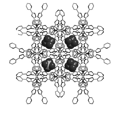 Coordination polymer with selective ion exchange property, and applications thereof