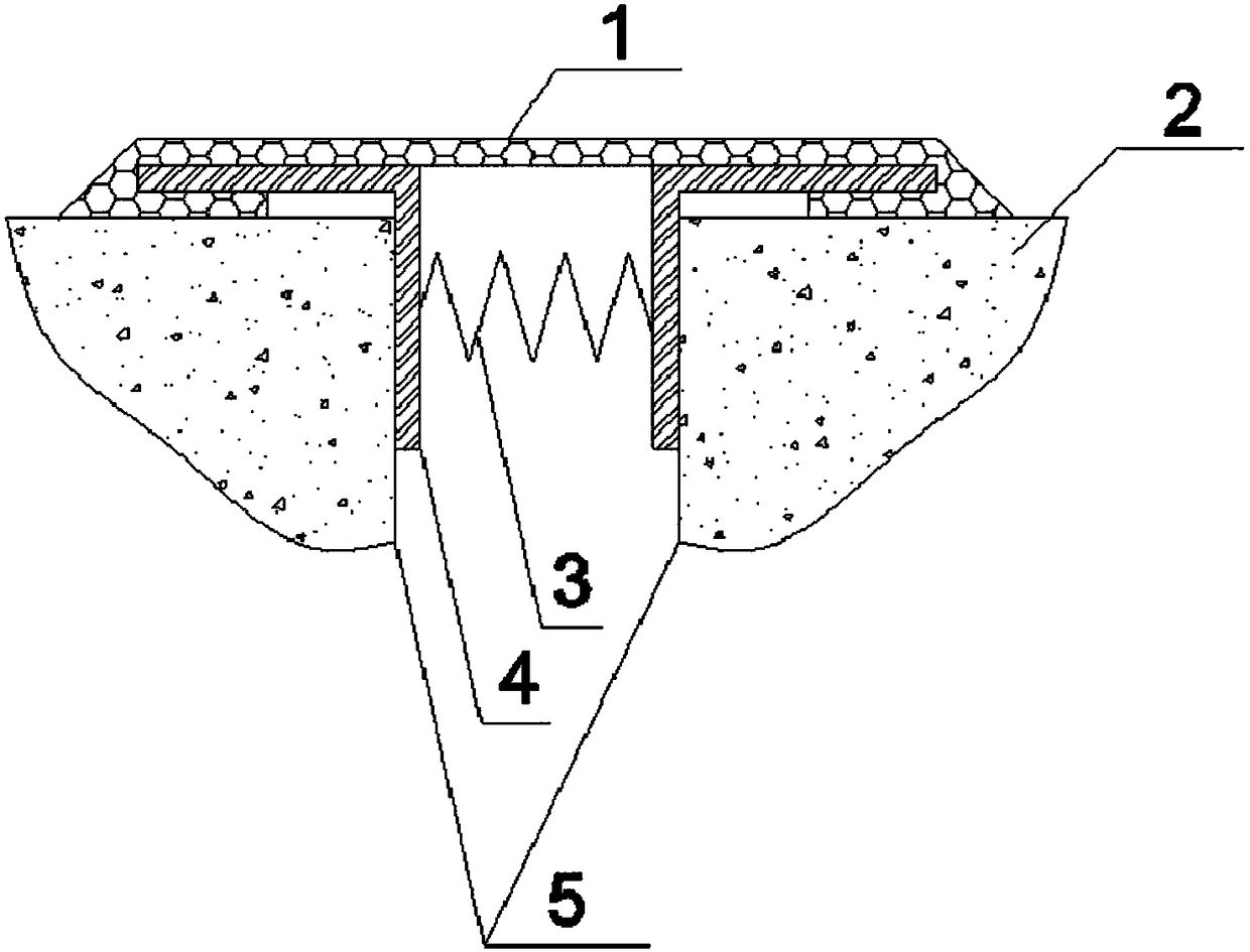 Sealing device for expansion joint of clean workshop