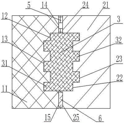 Improved structure based on ventilation equipment detection port