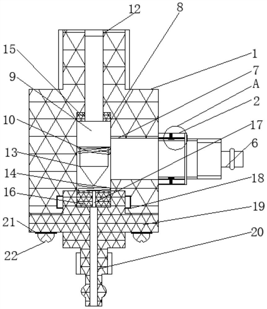 A gas extraction device