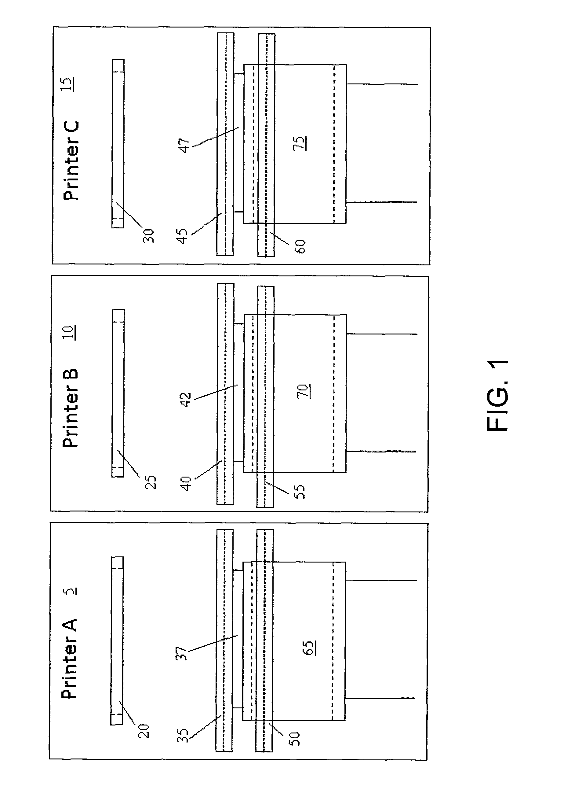 Vertically separated pass through conveyor system and method in surface mount technology process equipment
