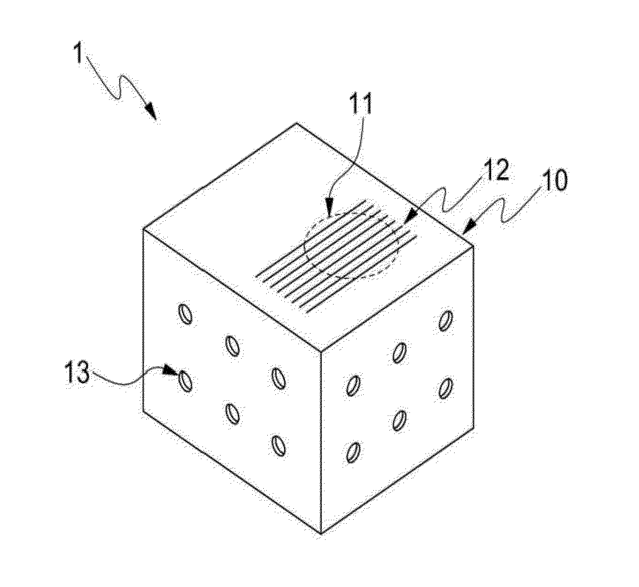 Structure having nanoantenna and method for manufacturing same