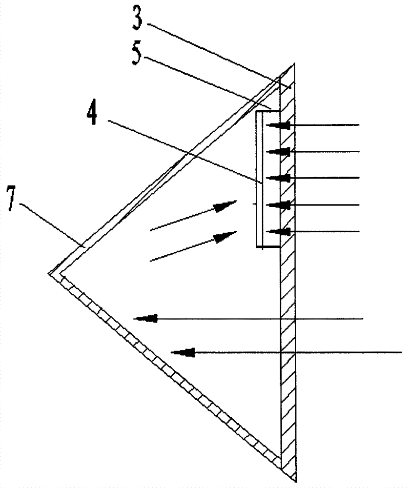 Double-sided power generation solar battery assembly with polygonal structure