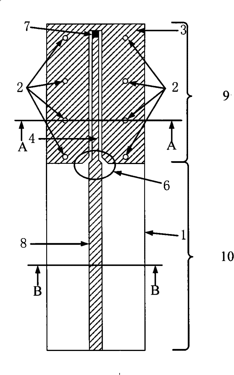 Microwave feeder unit used for sealing semiconductor electric absorption modulator