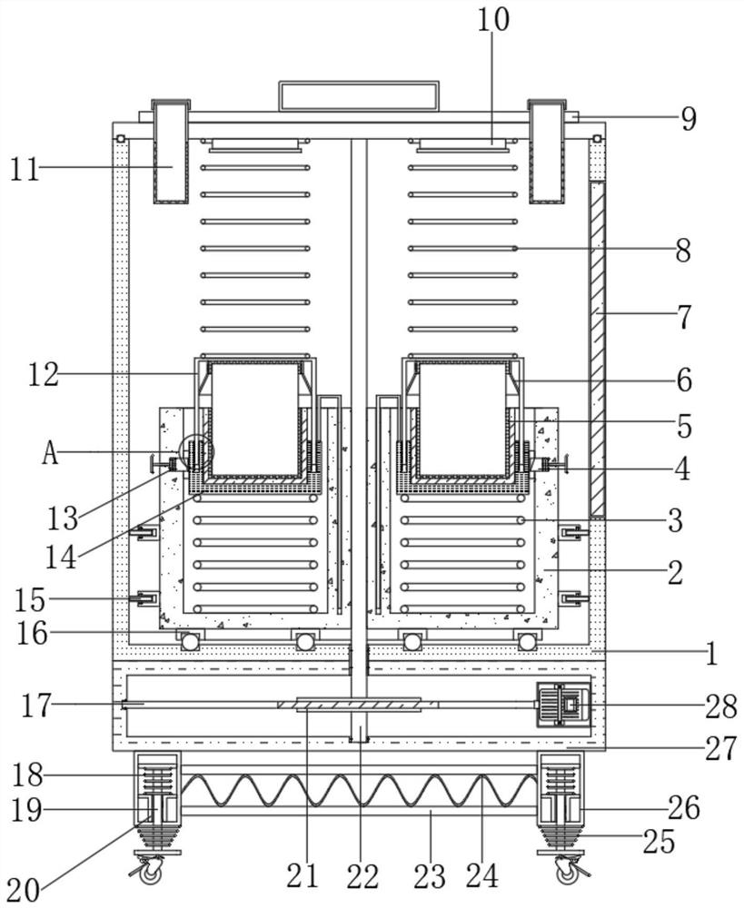 Auxiliary supporting equipment for storing weight type electronic products