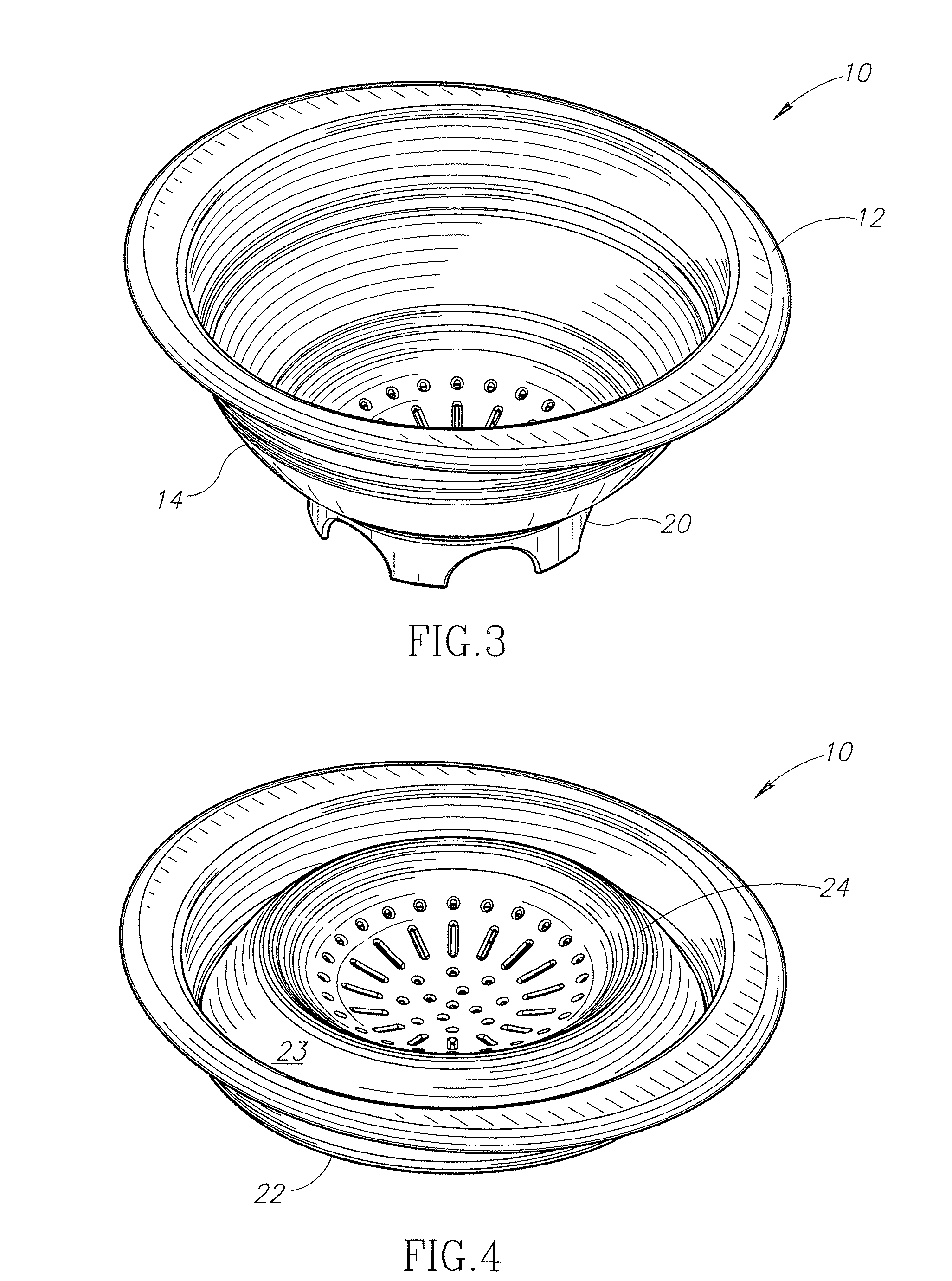 Collapsible colander and bowl