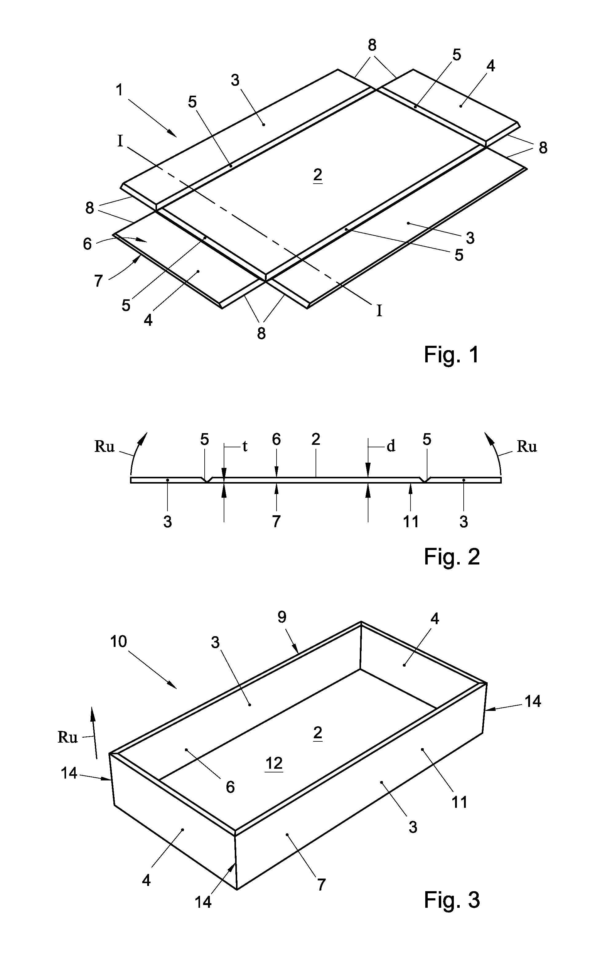 Method for manufacturing a package, a blank and a package manufactured with said method