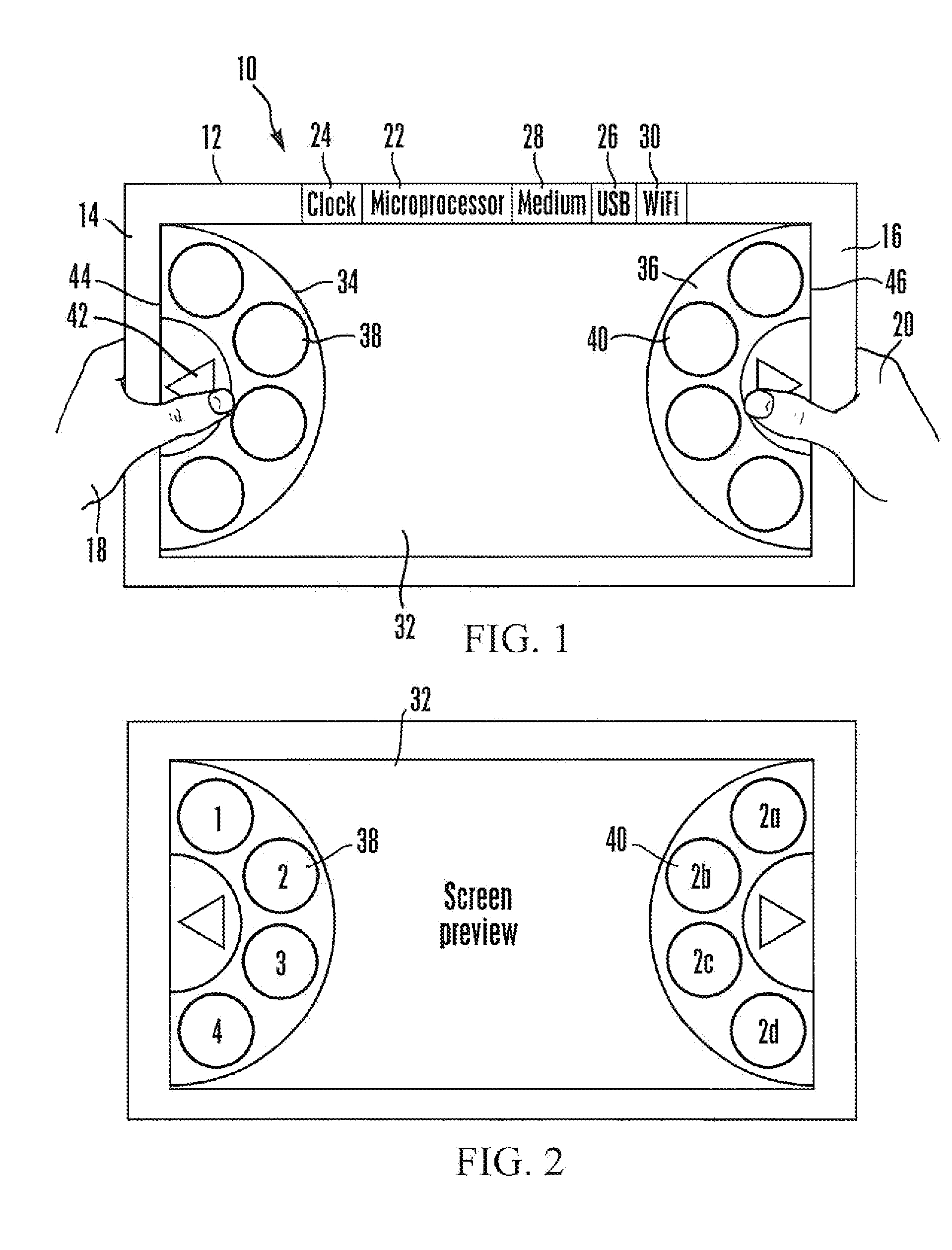 User interface for digital photo frame