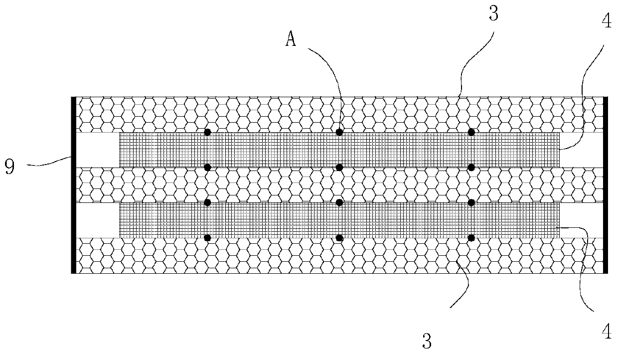 Automobile composite material energy absorption module