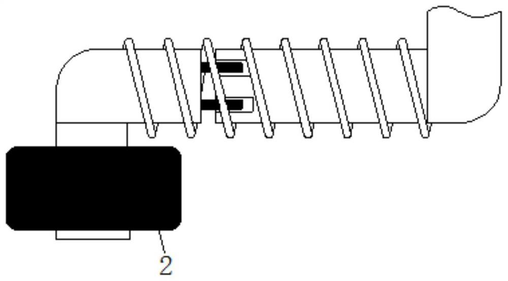 Road crack pouring device for municipal engineering