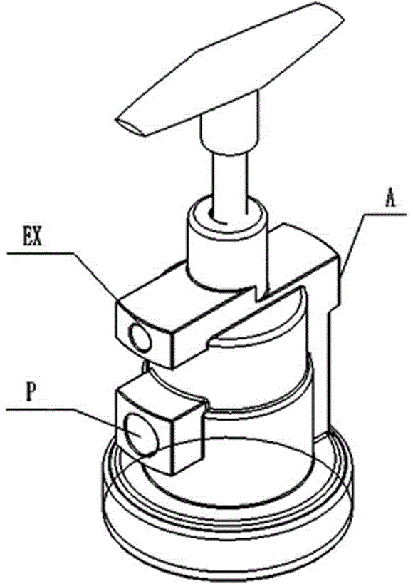 Pneumatic self-locking switch valve